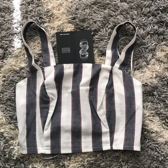 The Fifth Label Tops - The Fifth Label Sequence Crop Top